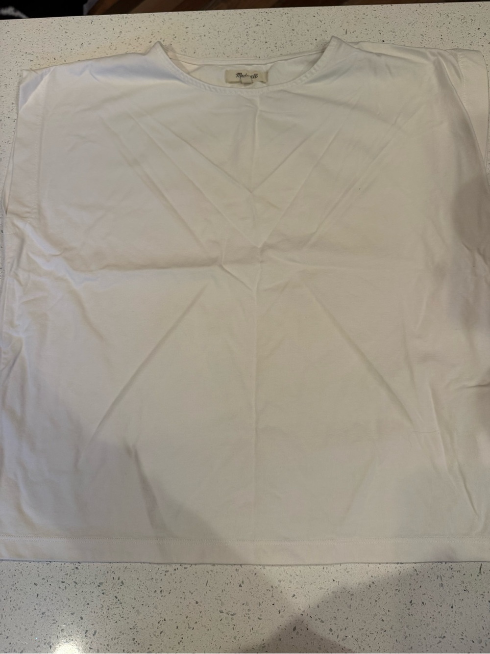 Madewell White Short Sleeve Tee - Soft Classic